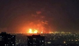 التلفزيون الإيراني: دوي انفجارات مجهولة في مدينة سيريك جنوبي ايران
